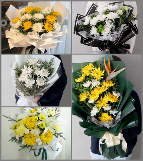 广东东莞市大岭山镇鸡翅岭村白事花束代送